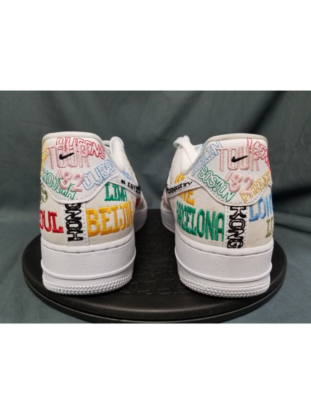 Nike Air Force 1 Low World Tour White Men's Size 9.5 NEW NO BOX! - Picture 7 of 11
